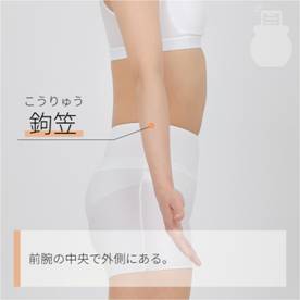 鉤笠 こうりゅう｜ツボの場所と効果｜ツボネット 鍼灸の症例が検索できるツボ辞典