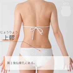 上髎 じょうりょう｜ツボの場所と効果｜ツボネット 鍼灸の症例が検索できるツボ辞典