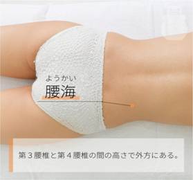 腰海 ようかい｜ツボの場所と効果｜ツボネット 鍼灸の症例が検索できるツボ辞典