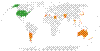 Map showing the Major non-NATO allies