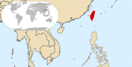 中華民国の位置