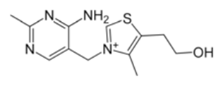 https://upload.wikimedia.org/wikipedia/commons/thumb/5/50/Thiamine-2D-skeletal.png/220px-Thiamine-2D-skeletal.png